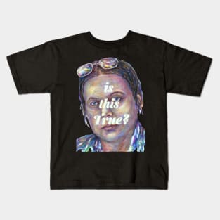 Apocryphal Wisdom - Viola Frey Portrait Kids T-Shirt